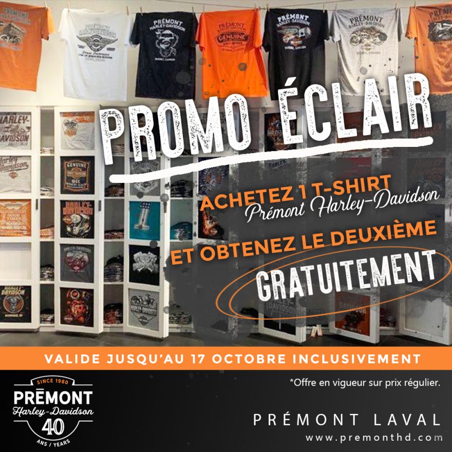 Promo éclair!